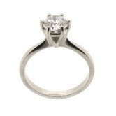 18ct white gold diamond set ring